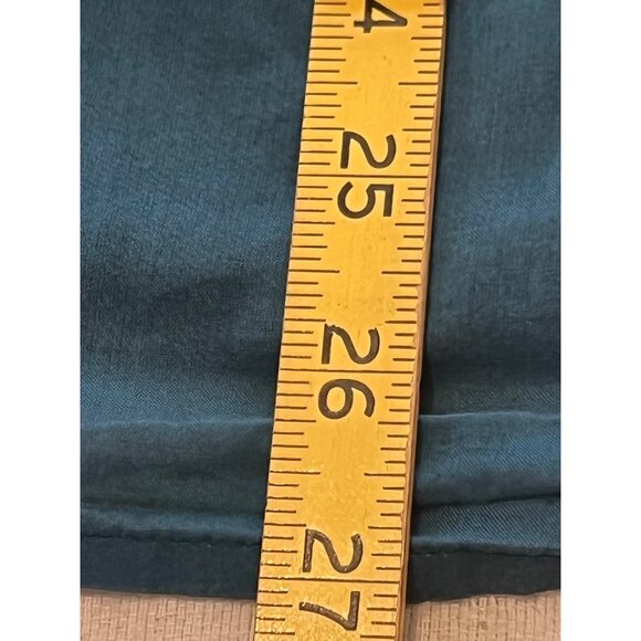 Loft Large Top 100% Cotton Lined Sleeveless Blue/Green Casual Beach - Picture 11 of 13